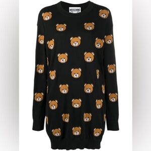 Moschino Bear Sweater Dress